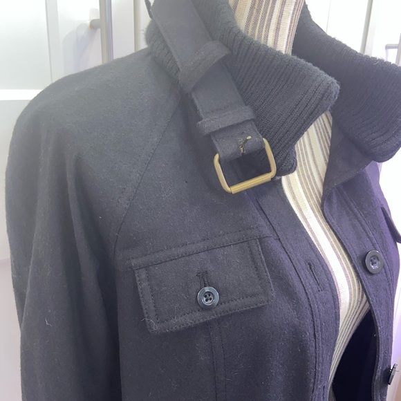 Body By Victoria Wool Jacket with Belted Collar - Picture 6 of 8